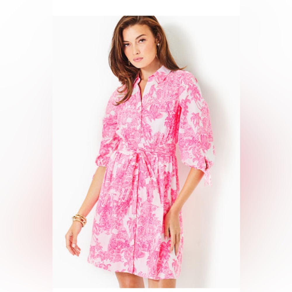 Lilly Pulitzer Amrita Cotton Shirt dress